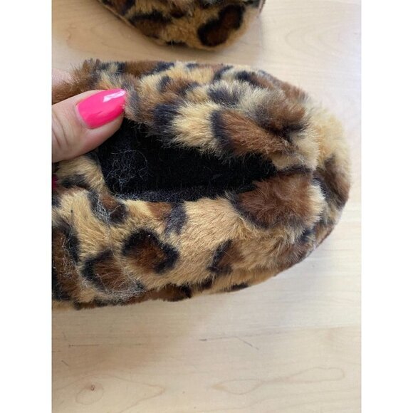 BP Slippers Nordstrom leopard Womens Size Small (5-6) - Picture 3 of 7